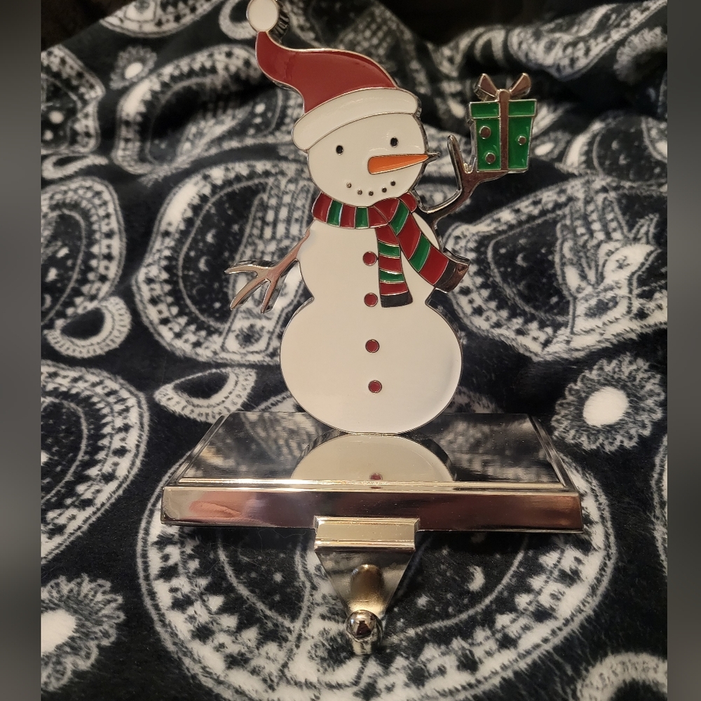 Snowman Stocking Holder
